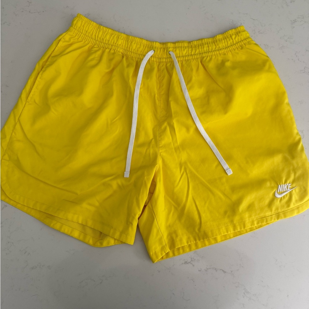 Nike Bright Yellow Sports Shorts